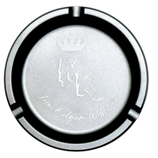 Cendrier en aluminium MK gris – design épuré, accessoire durable Magic King