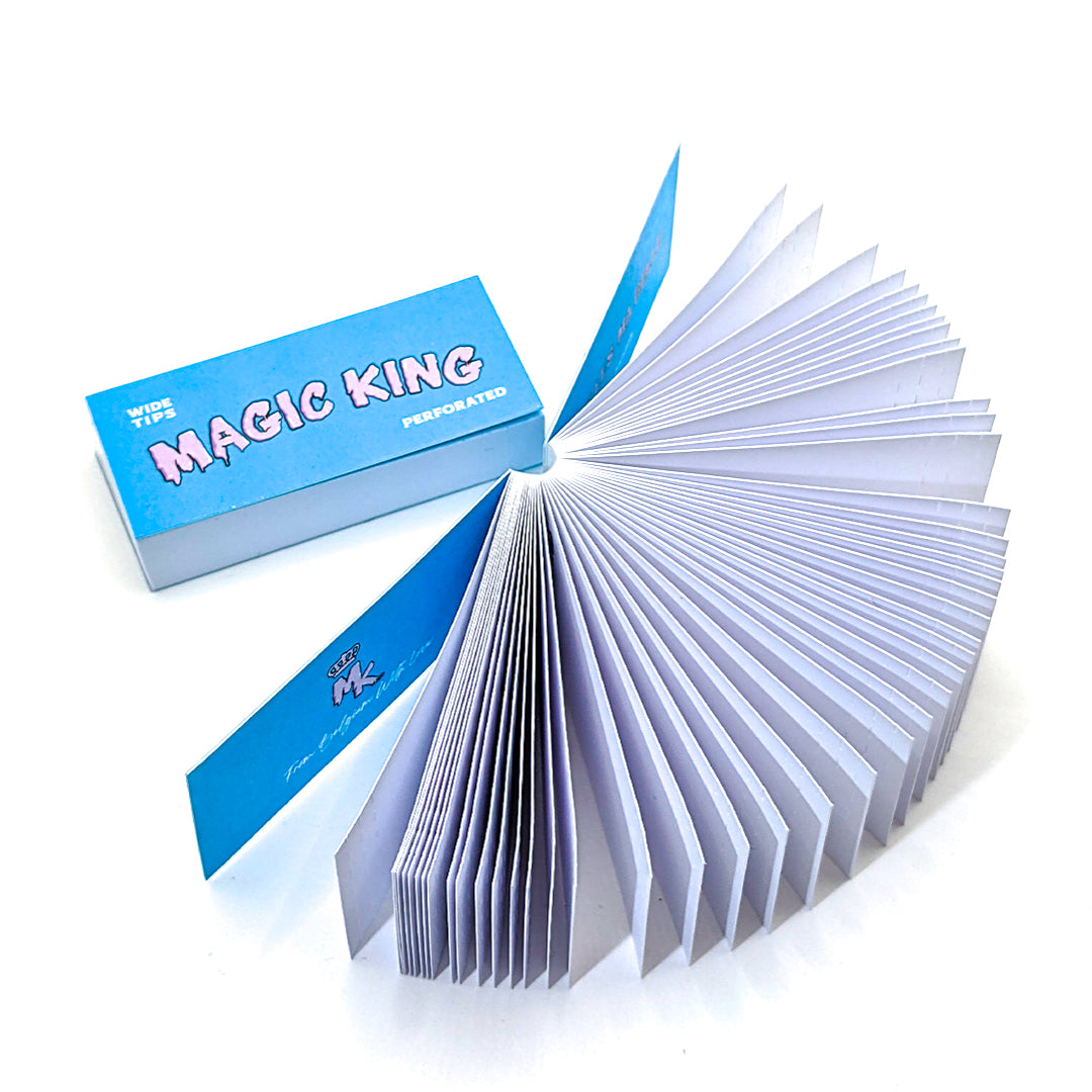 Design du carnet Magic King Tips Bleu – design premium, infos discrètes