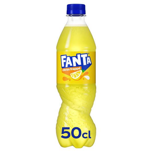 Fanta Citron 50cl en bouteille plastique – soda pétillant au citron