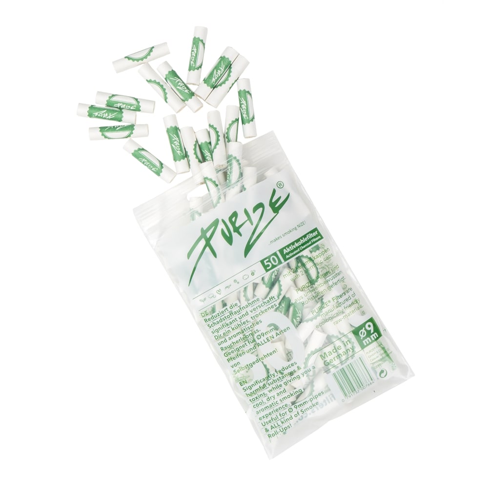 Filtres charbon Purize 9mm – pack de 50 – Magic King
