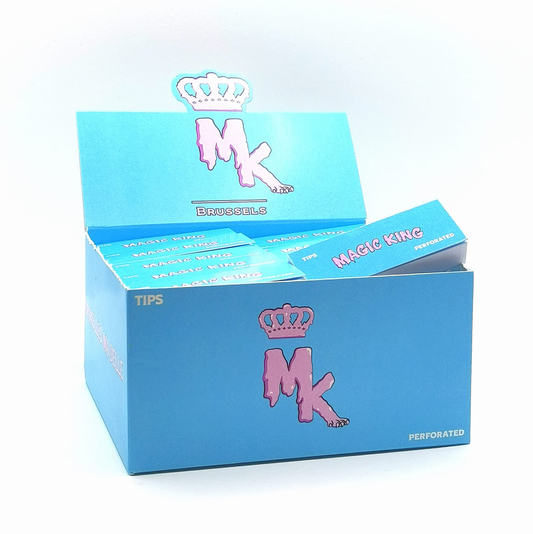 Boîte de filtres artistiques Magic King bleu – Format classique avec logo