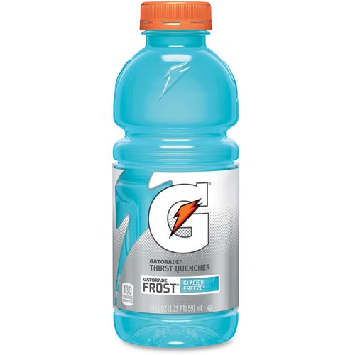 Gatorade Frost Glacier Freeze 591ml en bouteille plastique – boisson sportive américaine bleue