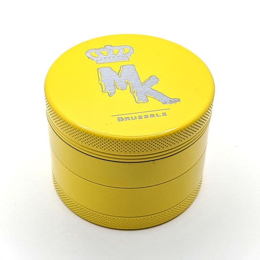 Grinder Magic King jaune 4 pièces – revêtement céramique, design sobre et durable