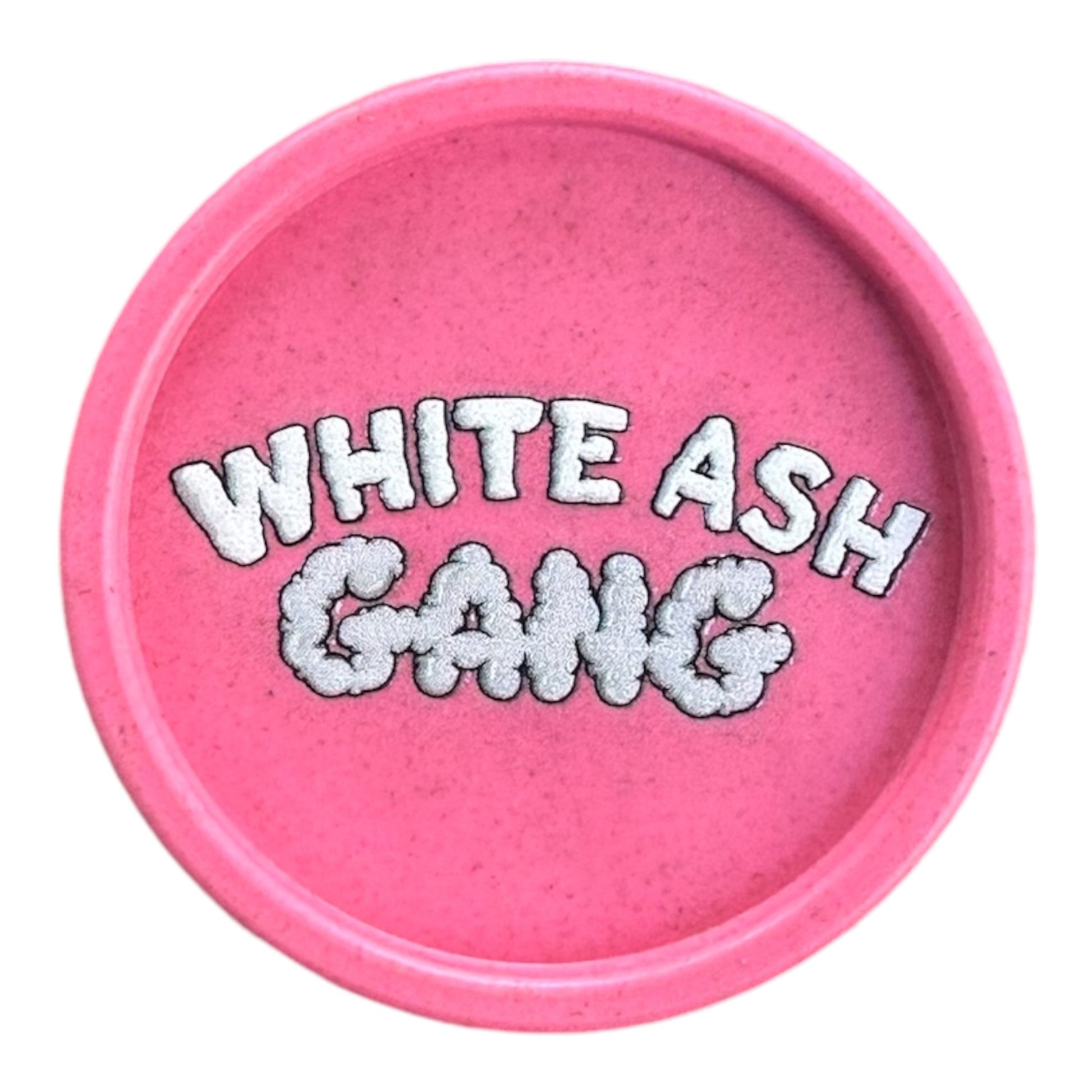 Grinder White Ash Gang x Magic King – Ouvert, vue de dos avec détails intérieurs