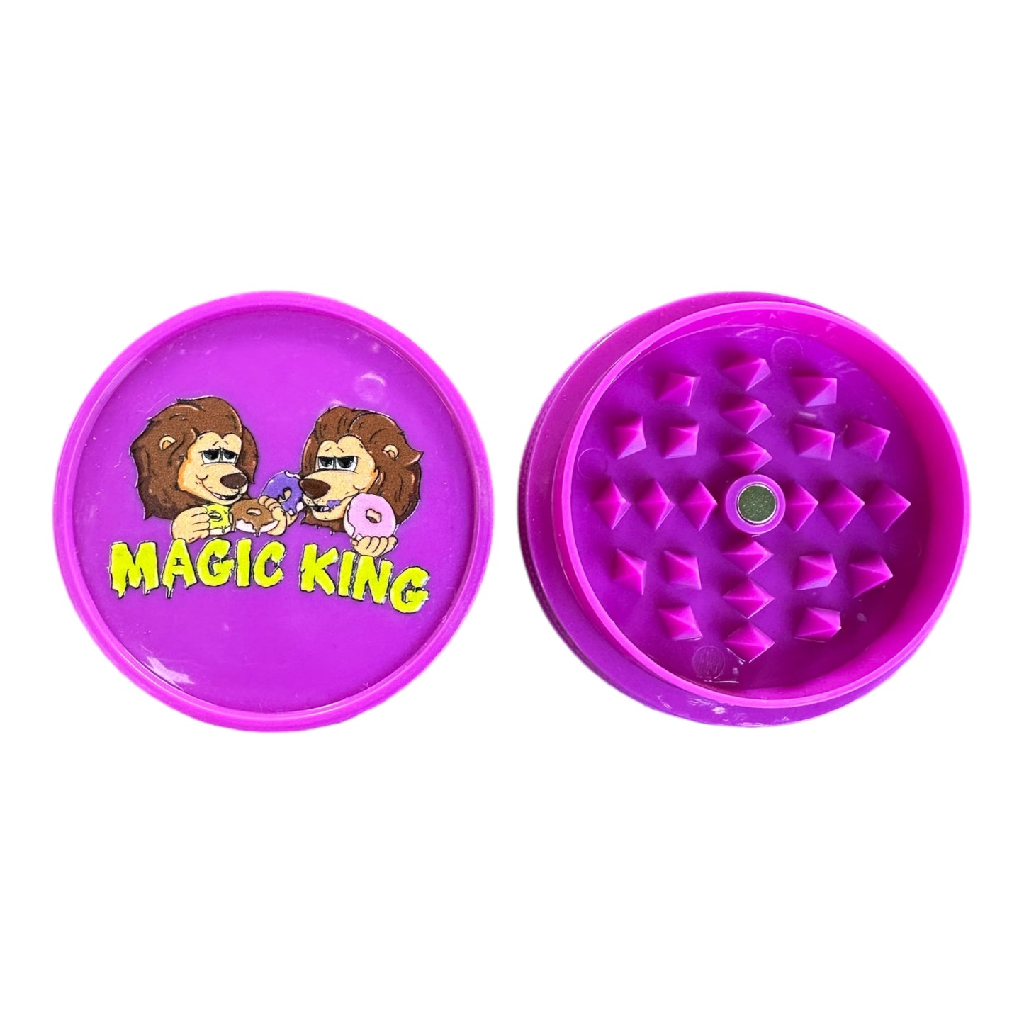 Grinder MK Donuts Mauve – Ouvert, intérieur fonctionnel, 2 pièces légères