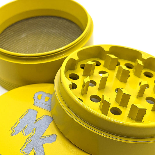 Porte-joint en aluminium Magic King jaune ouvert – protection pratique pour joint roulé