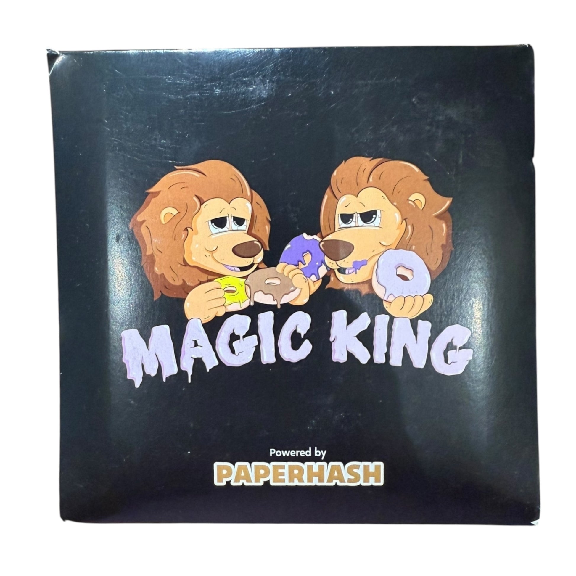 HASHPAPER Magic King – Papier végétal transparent pro pour cure et conservation du haschich, 100 feuilles 12x12cm