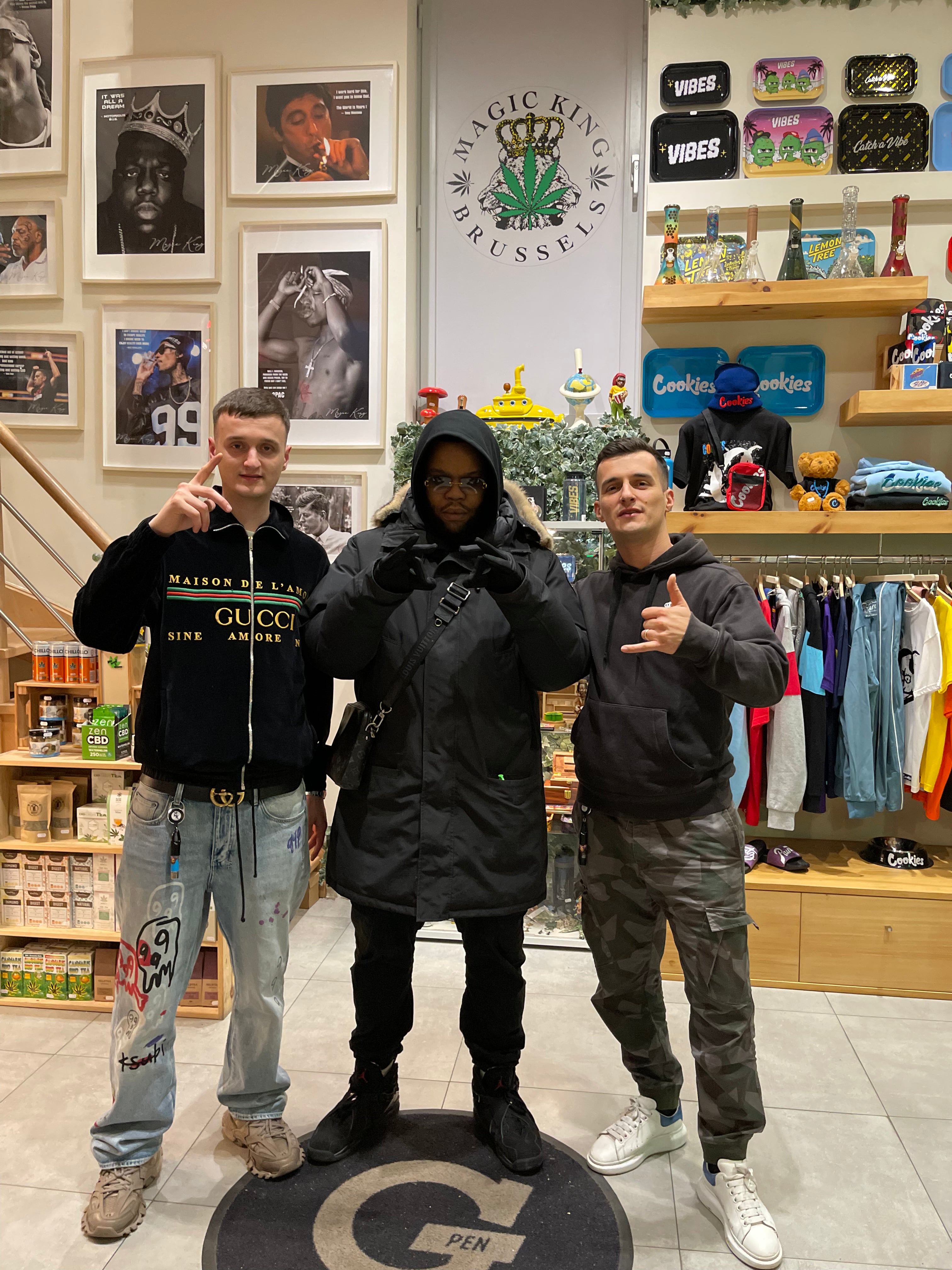 Le Flem, producteur, en visite chez Magic King Brussels, shoutout à une figure montante de la scène musicale