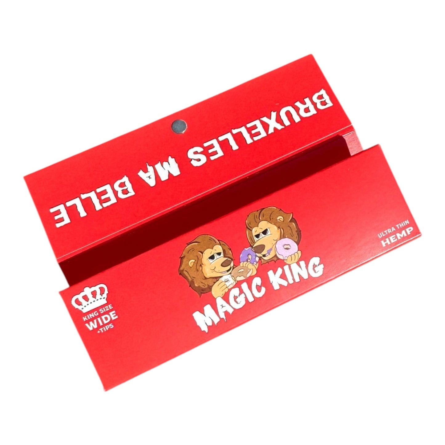 Magic King Chanvre Rouge + Tips – édition Bruxelles Ma Belle design belge