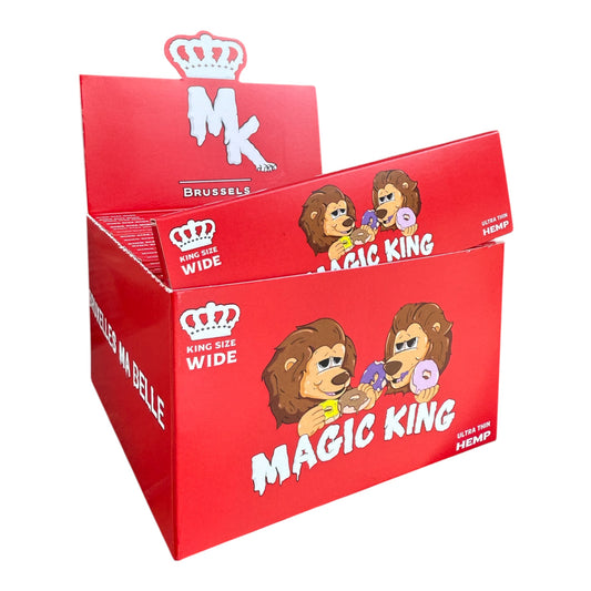 Feuilles artistiques Donuts Rouge Magic King – boîte de face design belge