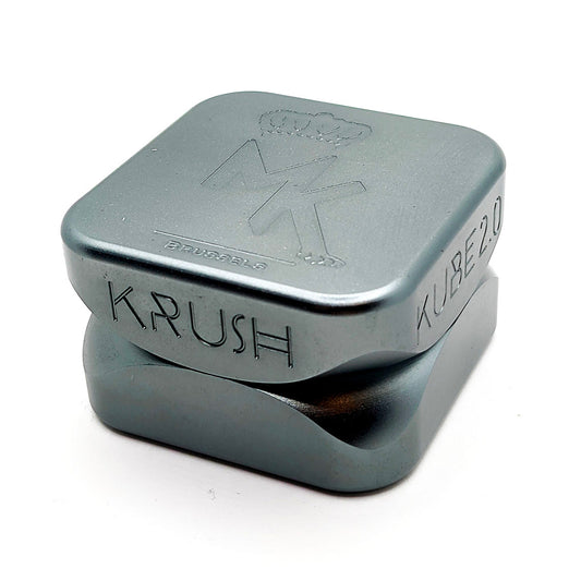 Grinder Magic King x Krush 2.0 anthracite – édition limitée 55mm, aluminium anodisé