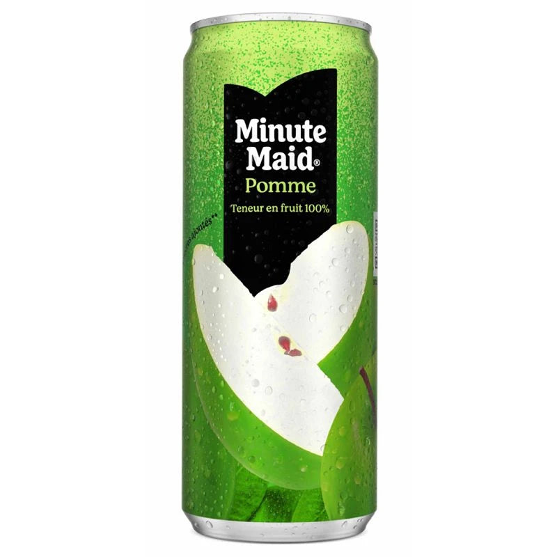 Minute Maid Pomme 33 cl en canette – boisson fruitée à la pomme