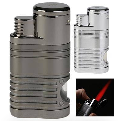 Briquet Chalumeau - Winjet 4 Flammes Rouge "Anthracite"