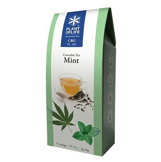 CBD Thé 8% CBG - Tea Plant Of Life "Mint" (10x)