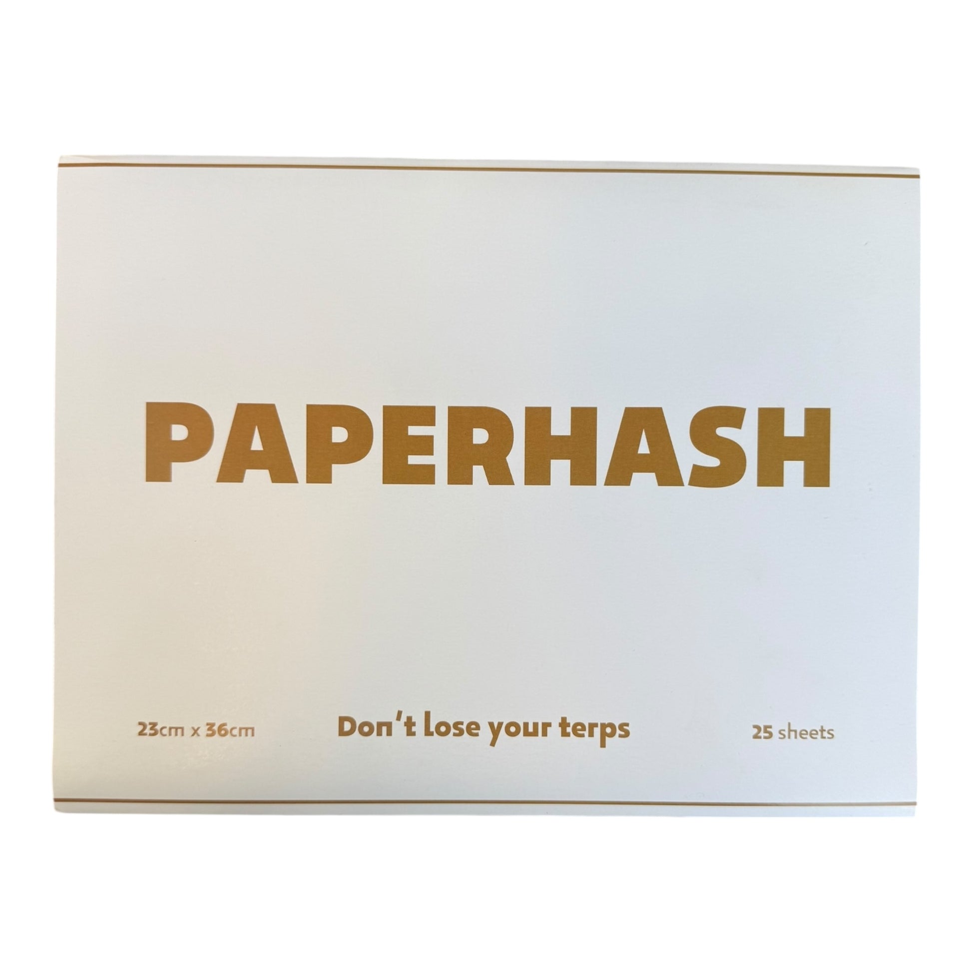 Pack HASHPAPER 25 feuilles 23x36 cm, papier pro pour haschich signé Magic King, vue de face