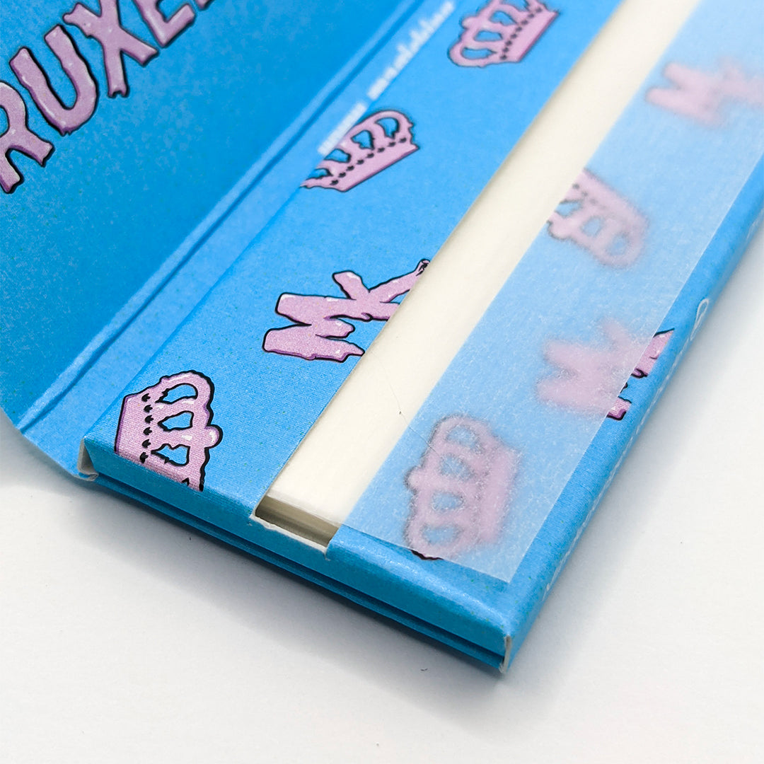 Paquet ouvert Magic King Donuts Bleues – feuilles à rouler non blanchies, papier de riz naturel