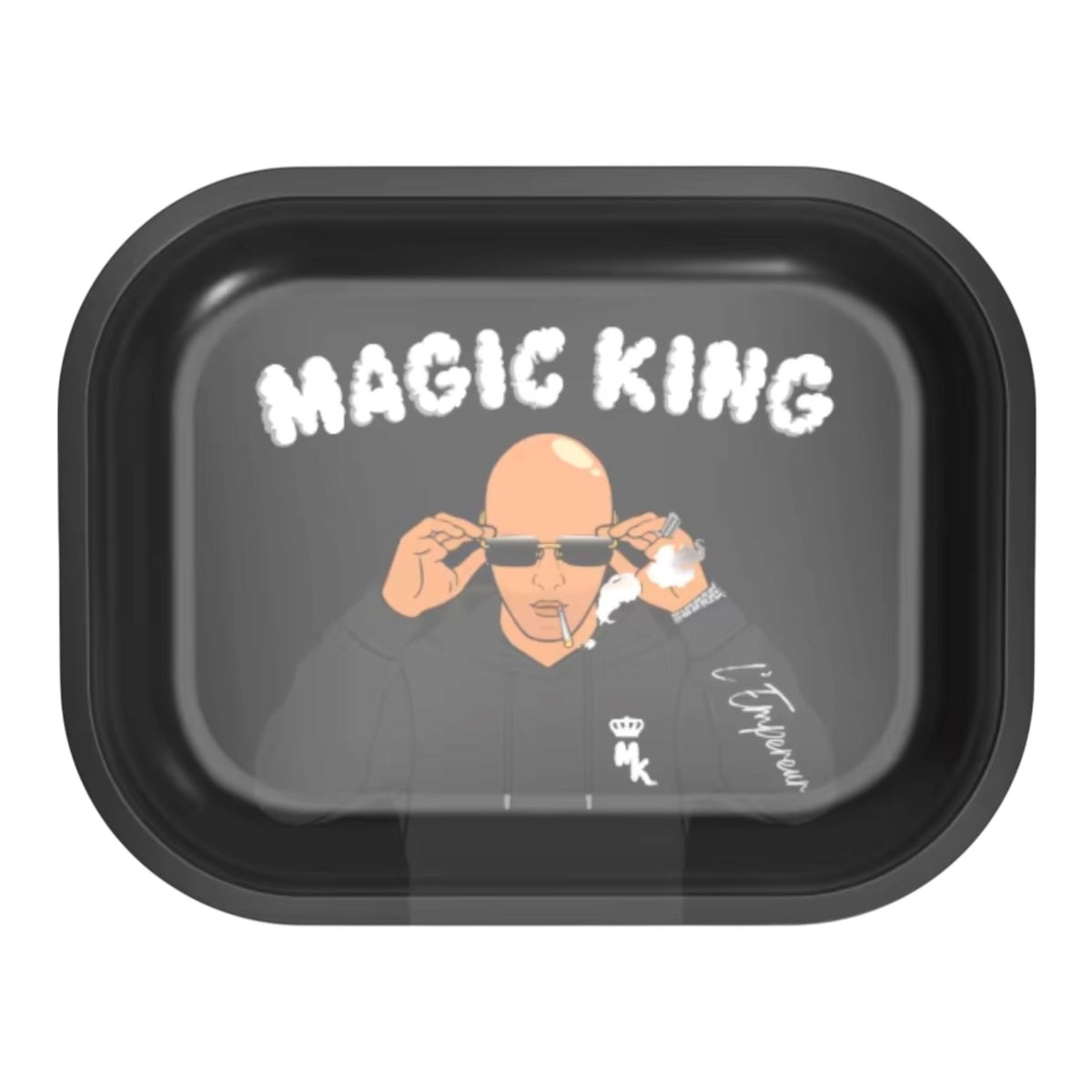 Plateau MK x Alkpote noir collaboration Magic King et Alkpote