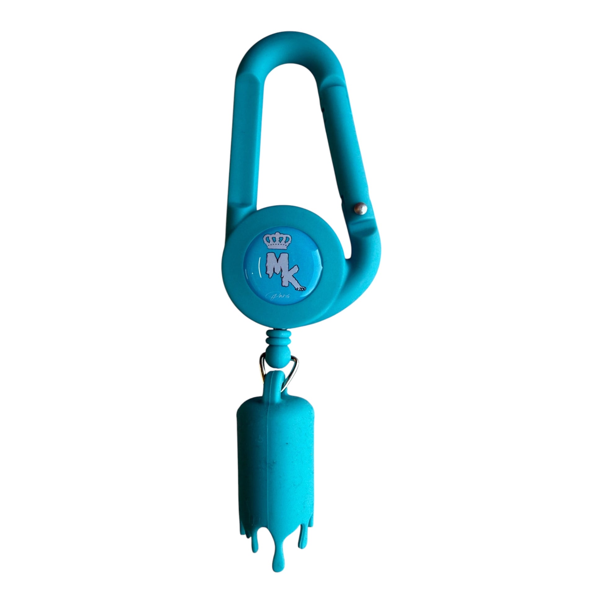 Porte-Briquet Magic King MK Paris 3.0 Bleu Aqua avec logo MK Melted