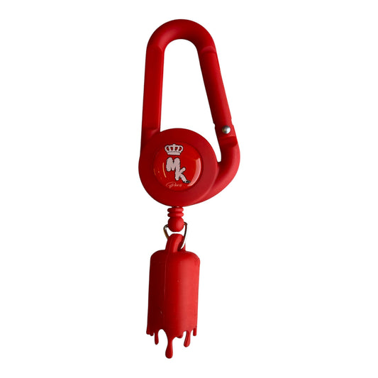 Porte-Briquet Magic King MK Paris 3.0 Rouge avec logo MK Nuageux Blanc