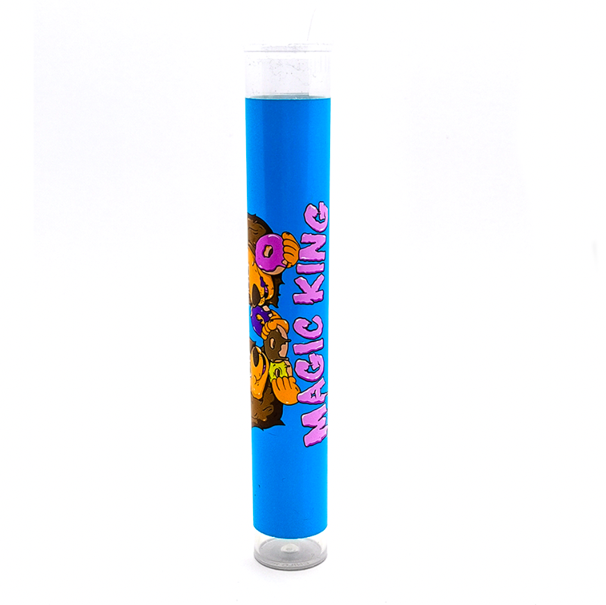Porte-joint Magic King bleu XL, tube hermétique Donuts design