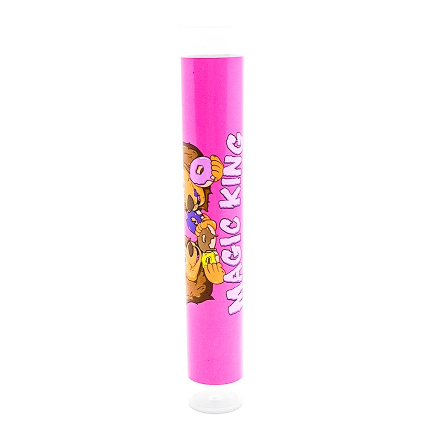 Porte-joint rose XL Magic King, tube hermétique Donuts format XL