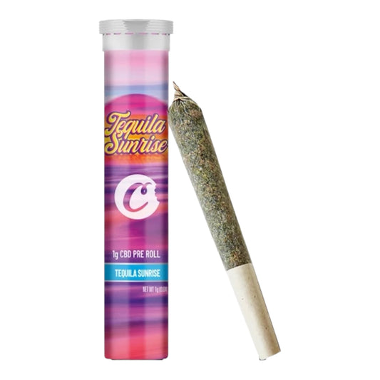 Pré-roulé Cookies Tequila Sunrise CBD avec tube porte-joint