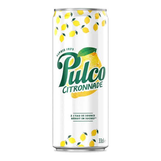 Pulco Citronnade 33 cl en canette – boisson rafraîchissante au citron