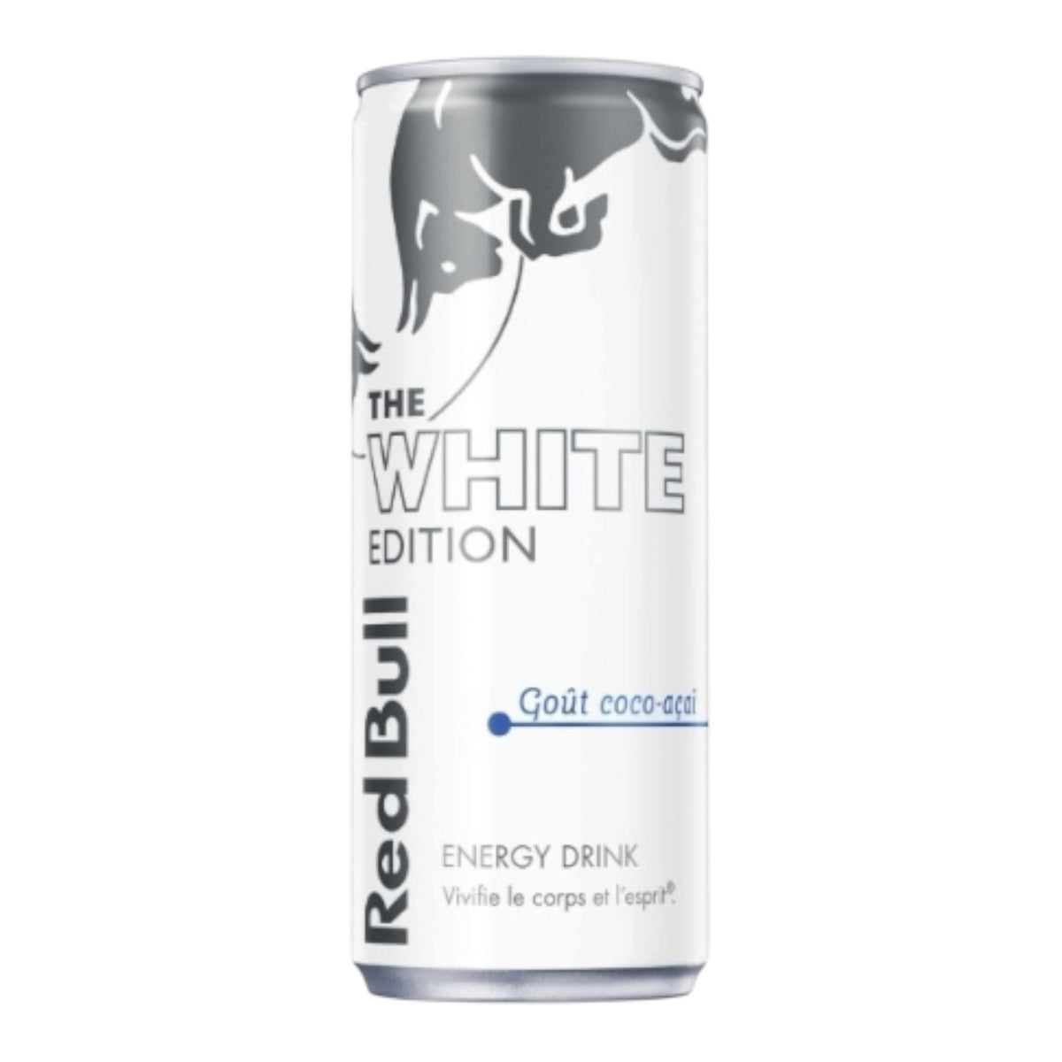 Red Bull Coco Coconut Edition 25cl en canette blanche – boisson énergisante à la noix de coco et aux baies