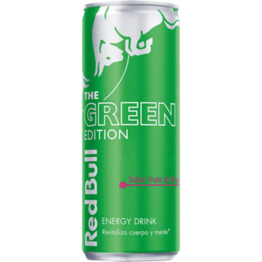 Red Bull Green Edition 25cl en canette verte – boisson énergisante