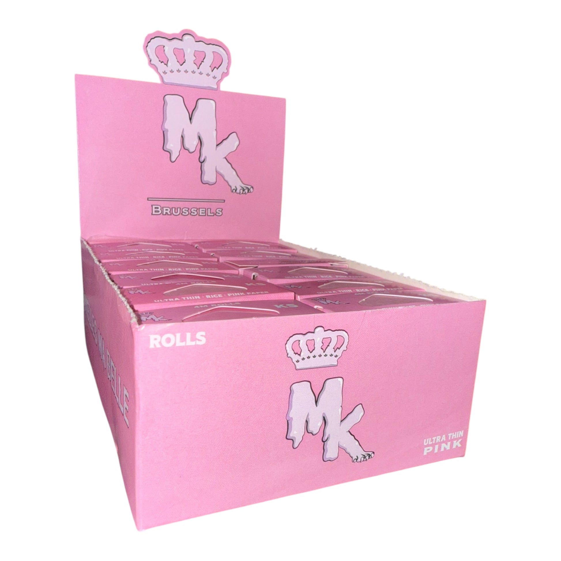 Boîte rouleau papier rose 4 mètres Magic King ultra-fin fabriqué en France