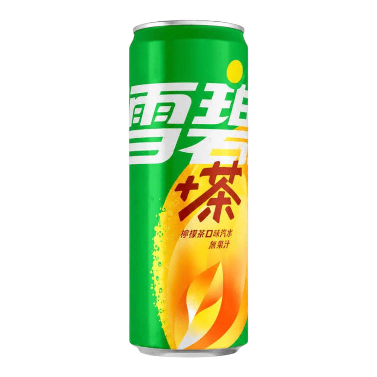 Sprite Lemon Tea Asia 330ml – canette de soda asiatique pétillant aux saveurs de citron et de thé.