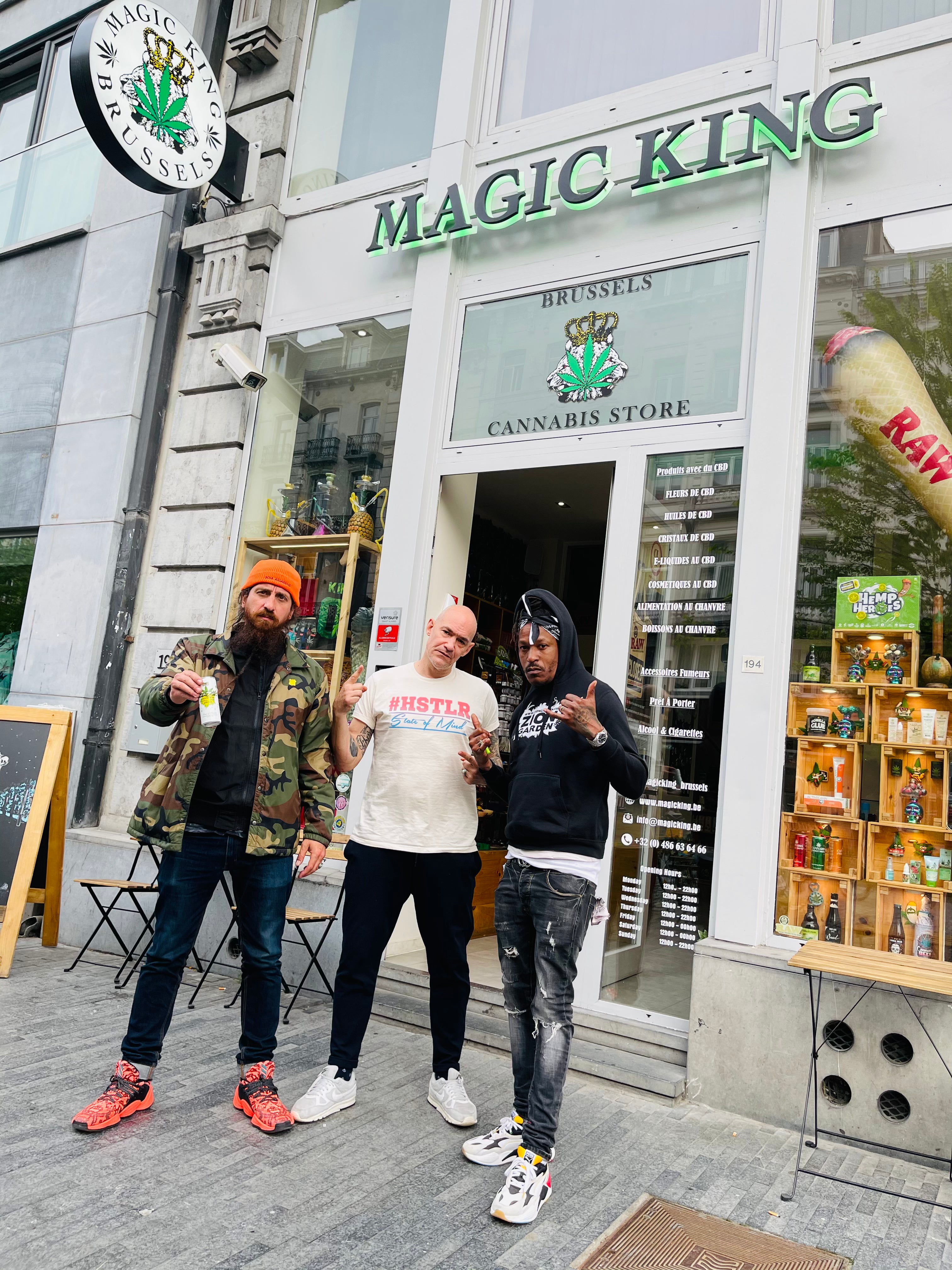 Uman et Daddy Mory en visite chez Magic King Brussels, légendes du reggae francophone et figures engagées