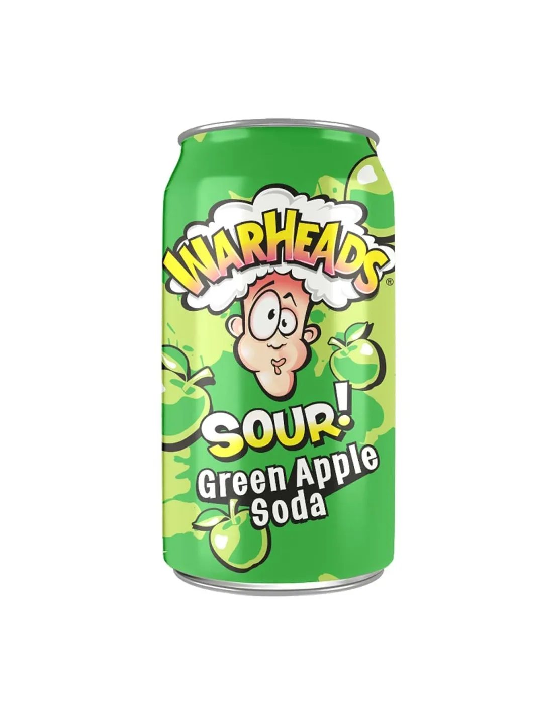 Warheads - Sour Soda Green Apple (330ml)