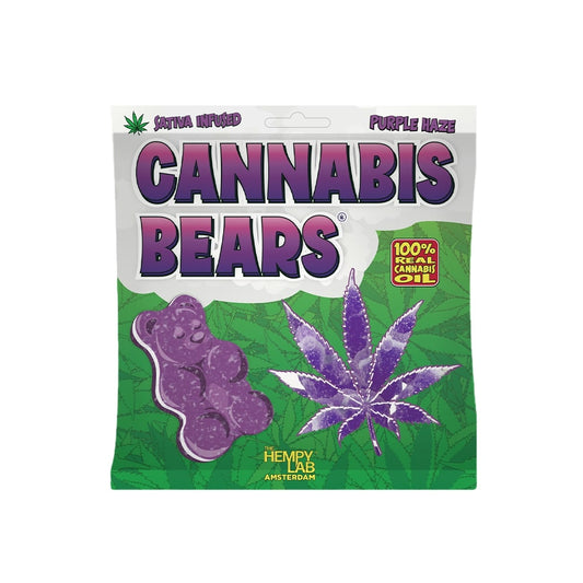 Canna Gummy Bears - CBD Purple Haze (100g)